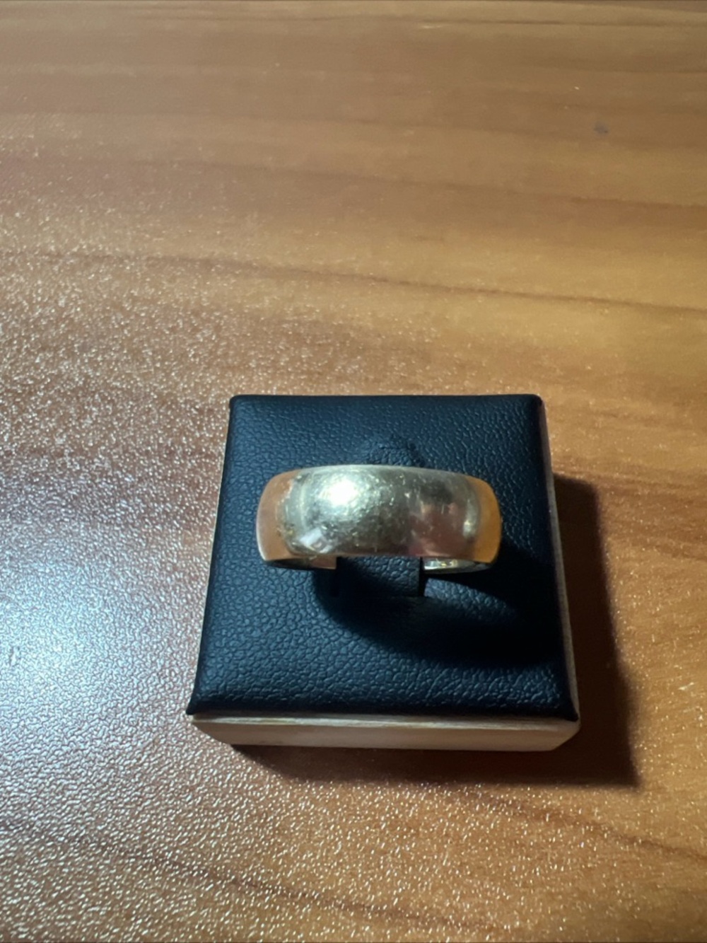 VTG Estate 18k Yellow Gold 7mm Women Wedding Comfort Band Dome Ring 8.5g Sz 7.75